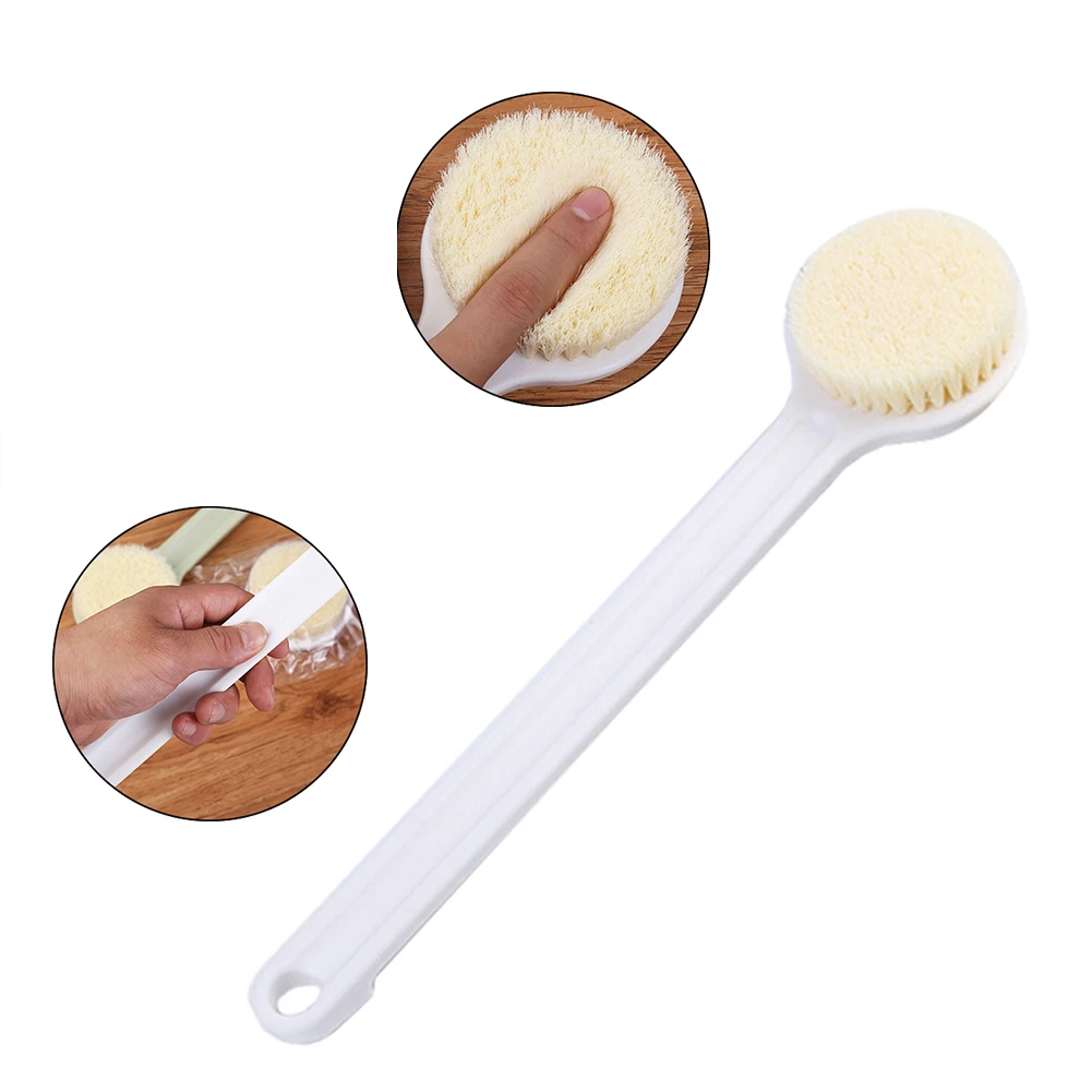 

1PC Long Handle Bath Brush Practical Back Rub Back Bath Scrub Magic Massage Shower Brush Bathroom Tool Body Cleaning Tool