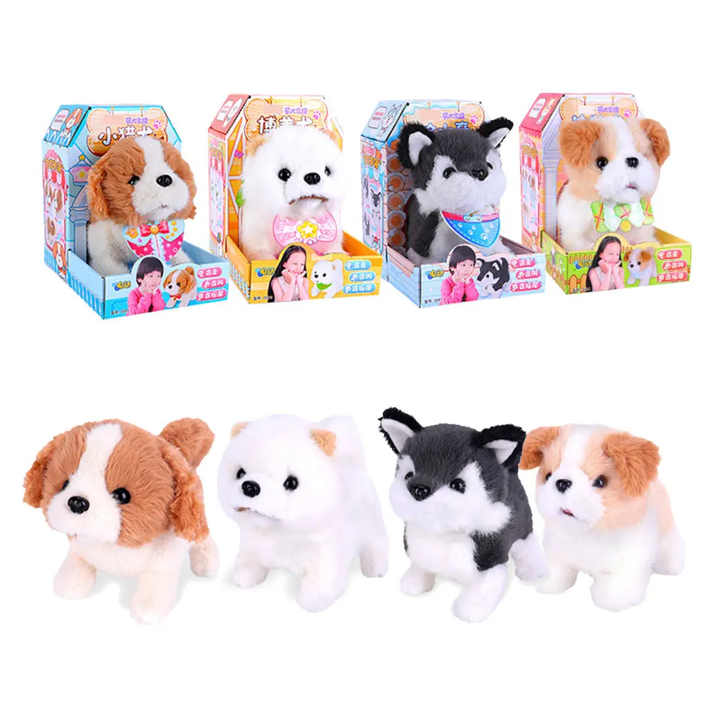 

Kids Plush Puppy Dog Interactive Electronic Pet Toy Robot Animal Bark Walk