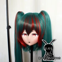 Rabbit 125 Resin Cross-Dress Lolita Girl Head BID Doll Mask Japanese Anime ProductionIG Yuzuriha Inori Kigurumi Mask Cosplay