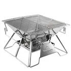 Портативная Складная печь-гриль для барбекю Campingmoon MT-2, 34x35 см