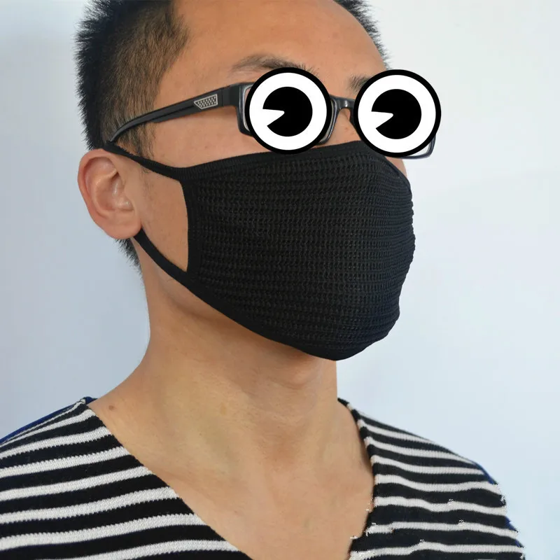 2 шт./компл. унисекс портативная маска для лица здоровья хлопковая черная рта