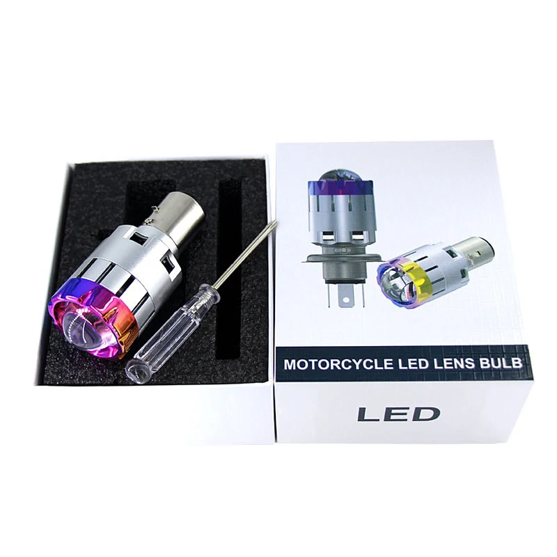 H4 светодиодный мотоциклетный головной светильник аксессуары ba20d H6 Play and Plug Led Moto 12 В светильник головной светильник s головной светильник мотоциклетный налобный фонарь