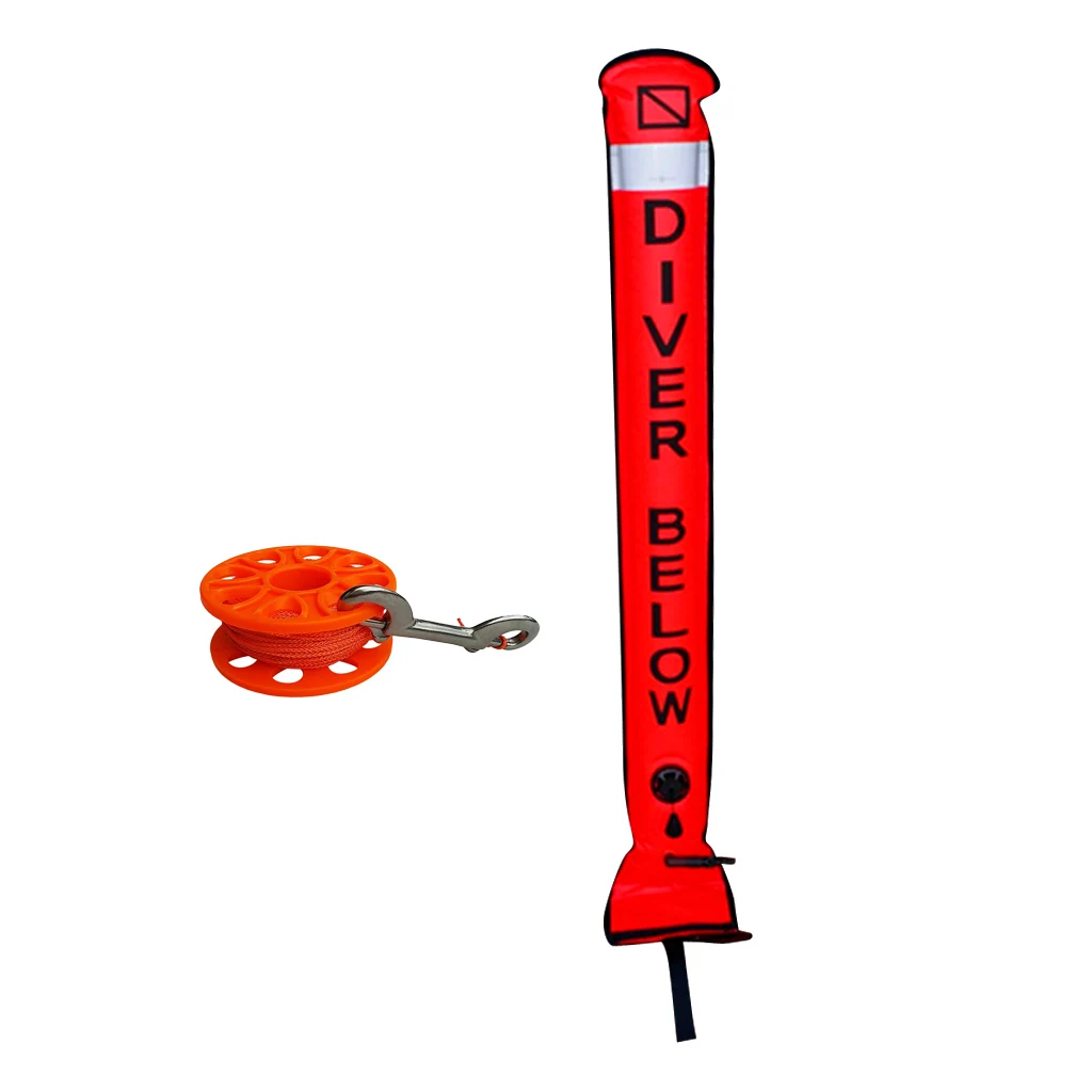 Шпуля для подводного плавания Perfeclan светоотражающая шпуля поиска поверхности