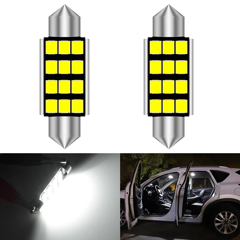 Светодиодсветодиодный лампа CanBus C5W C10W 31 мм 36 39 42 2835|interior light|car interior lightinterior car lights |