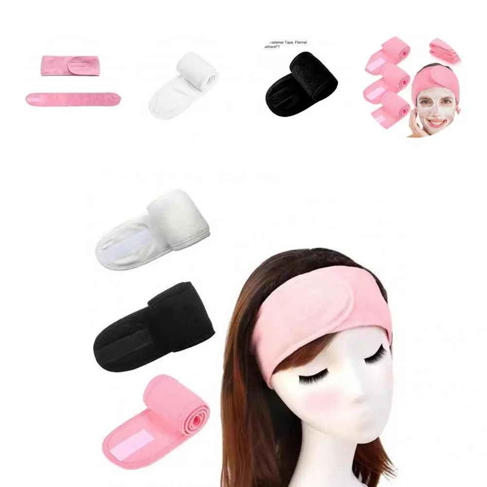 

Unique Spa Hairband Good Craftsmanship Durable Fastener Tape Yoga Towel Headband Towel Headband Makeup Head Wrap