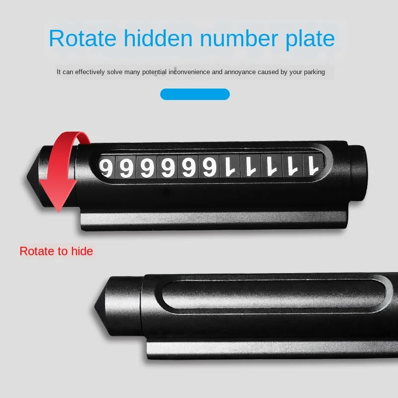 Car Styling Accessories Temporary Parking Card Phone Number Plate Telephone Park Stop Dropshipping | Инструменты