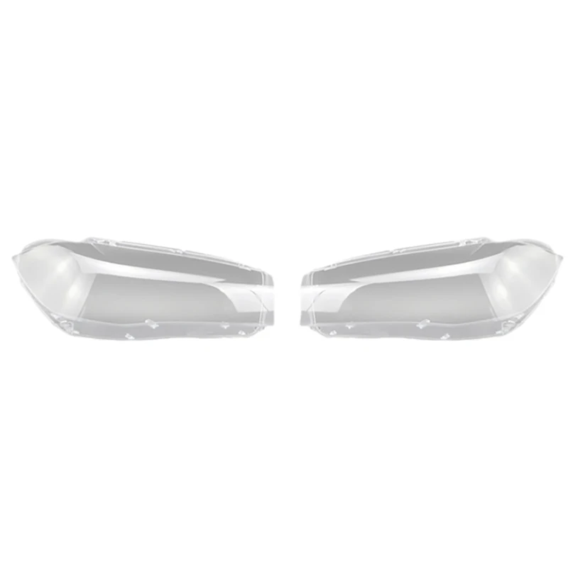 

Car Front Head Light Lamp Cover, for BMW X5 F15 X6 F16 2014-2018 Waterproof Headlight Shell Cover