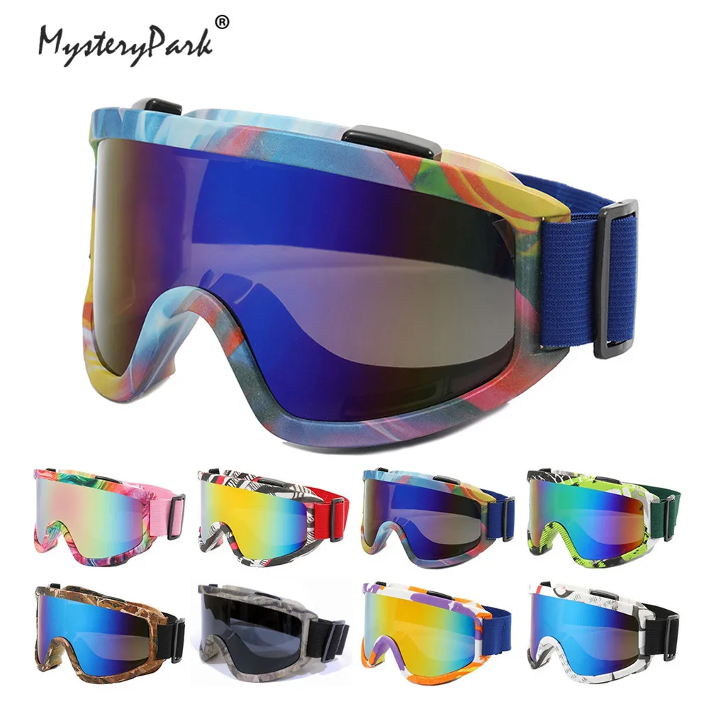 

MysteryPark лыжные очки двухслойные Анти-туман большая Лыжная маска UV400 защита Лыжный спорт снег сноуборд очки мужские и женские мужские очки