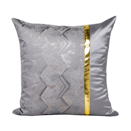gray 45x45cm Romanzo современный роскошный золотой Цвет диванная подушка крышка демонстрационный зал, декорация для дома и отеля поясная подушка крышка 30x50 см - Цвет: gray 45x45cm
