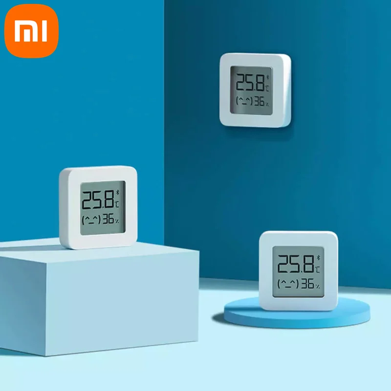 

XIAOMI Mijia термометр 2 Bluetooth-совместимый беспроводной умный электрический цифровой гигрометр термометр MI датчик температуры
