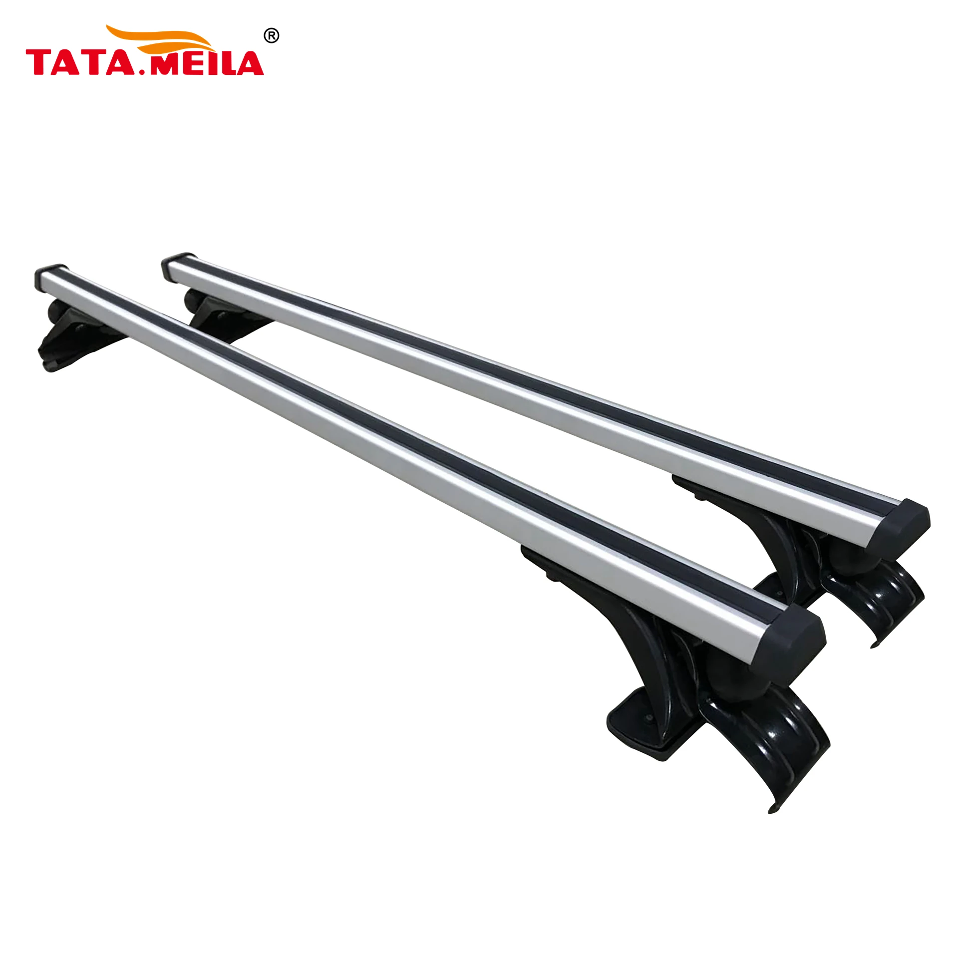 

TATA.MEILA Universal Cross Bar Fits Car Without Original Roof Rack Aluminum Alloy Roof Bar with Three Hooks for Sedan Cars