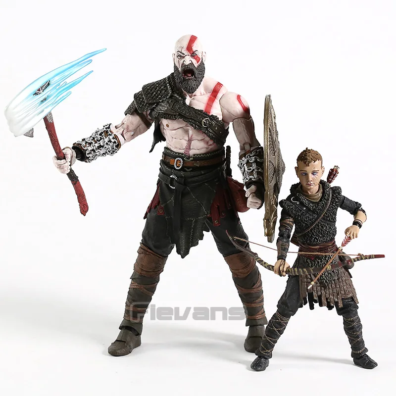 NECA God of War 2018 Kratos & Atreus Ultimate ПВХ экшн фигурка Коллекционная модель игрушка 2 шт. в