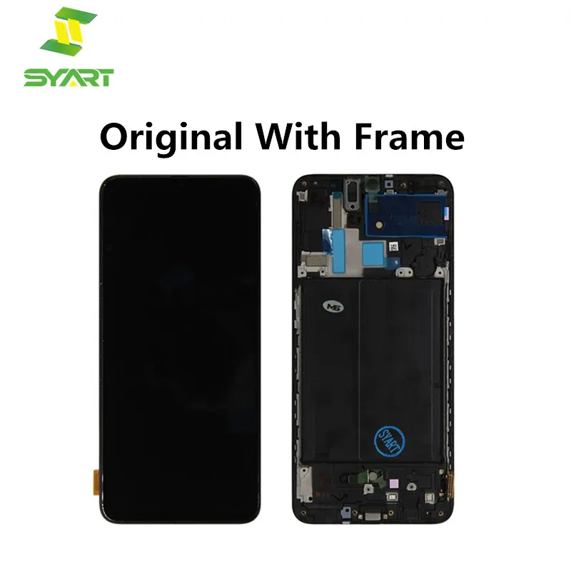 Pantalla LCD Original para m&oacute;vil, montaje de digitalizador con pantalla t&aacute;ctil de 6,7 pulgadas para Samsung Galaxy A70, A705, A705F, SM-A705-1