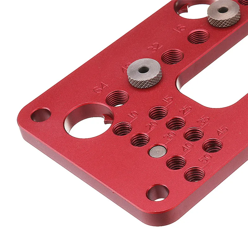 

Aluminum Alloy Knob And Pull Cabinet Hardware Jig Adjustable Door Drawer Hand Drilling Positioner Knob Pull Drill Template