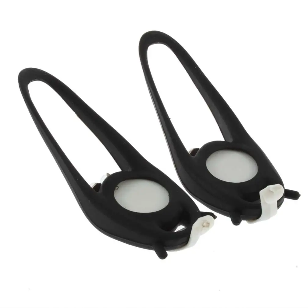 

2X Silicone Frog Bike Bicycle Head Rear Wheel Waterproof Double LED Flash Light