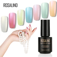 rosalind primer gel varnish pearl gel polish soak off uv led gel nail polish base coat no wipe top color gel polish