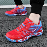 fashion couples badminton sneakers red lightweight comfort men volleyball sports trainers outdoor women athletics tennis shoes
