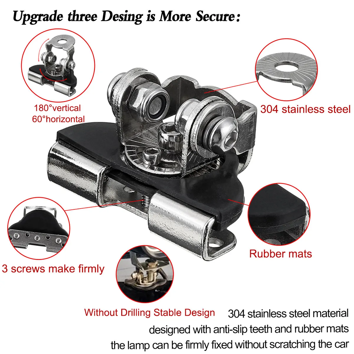 2/4 шт. универсальная Светодиодная панель из нержавеющей стали|База| |