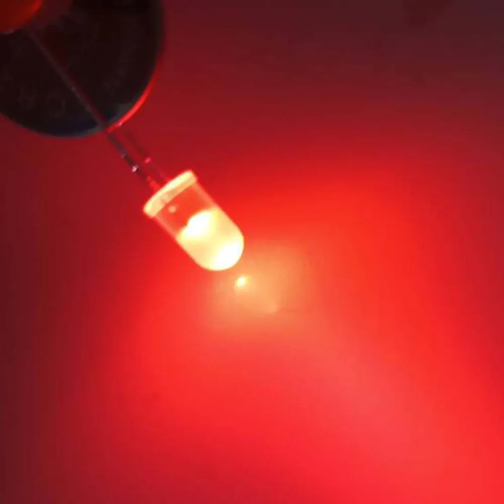 100 шт./лот короткие ножки 16 мм Ультраяркий красный/зеленый/синий/белый/желтый 5