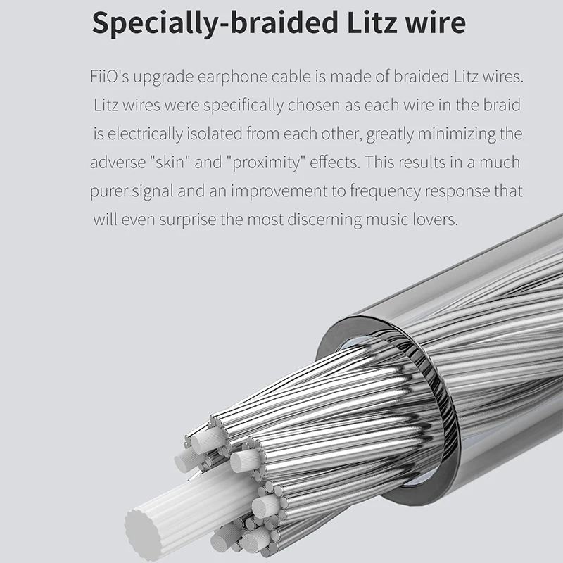 Сменный кабель для наушников из серебра пробы|Аксессуары наушников| |