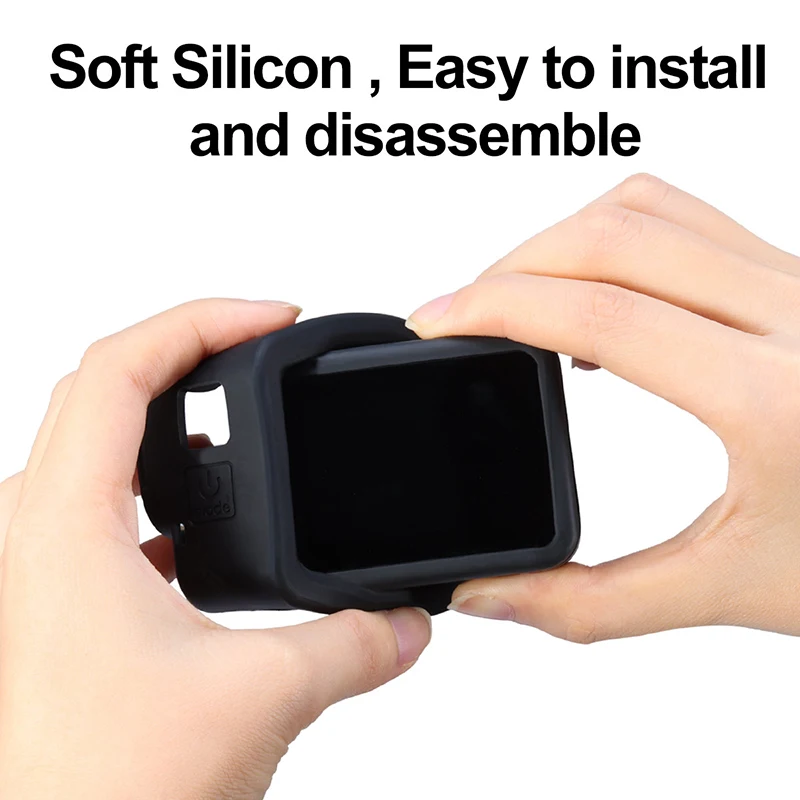 Ulanzi силиконовый защитный чехол для GoPro 8 Объектив Полный мягкий Корпус с шнурком Hero8 аксессуары спортивной