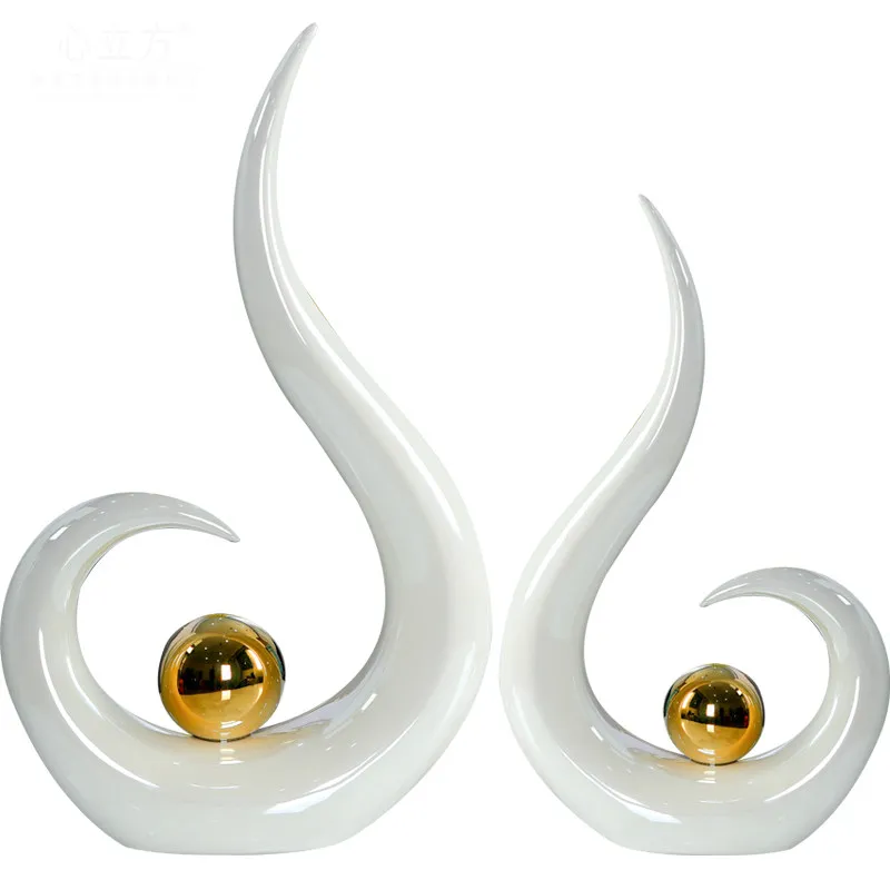 

Modern White Torch Shape Ceramic Accessories Home Livingroom Desktop Figurines Craft Bookcase Coffee Table Statues Decoration