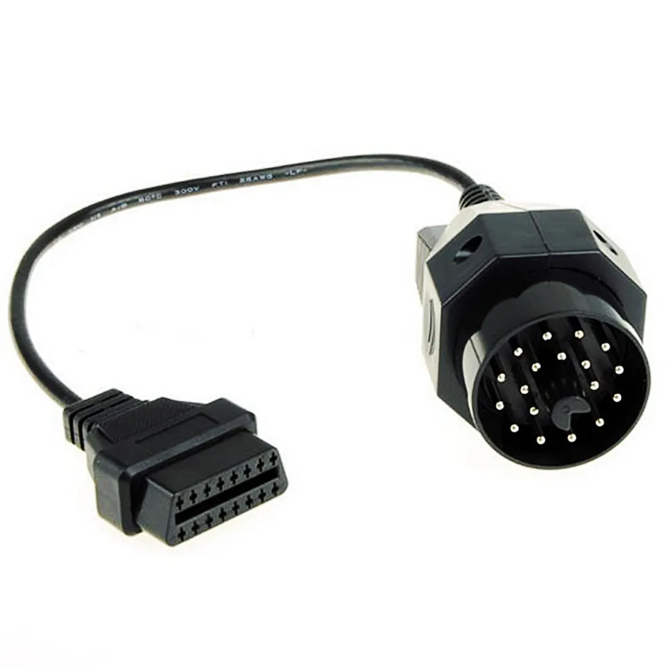 Новейшая модель OBD II адаптер для BM/W 20 контактный разъем OBD2 16 pin гнездовой e36 e39 X5 Z3