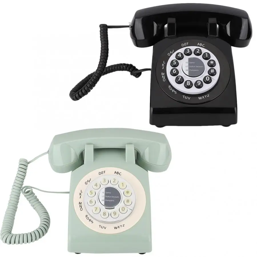 Телефон портативный Ретро стиль винтажный старомодный настольный телефон порттелефон.