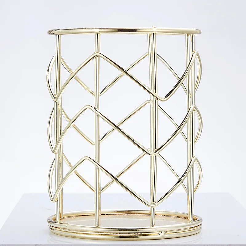 

Stationery Multifunction Metal Desktop Pen Holder For School Boy Girl Gift Office Accessories Organizer Makeup Brush Pencil Box