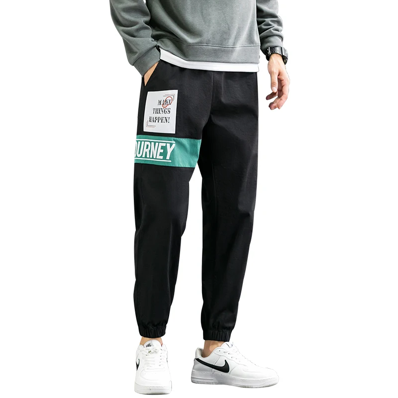 

Fast Deliver Letter Printing Large size Men Casual Men Sweatpants Joggers Homme Trousers Sporting Clothing Bodybuilding Pants