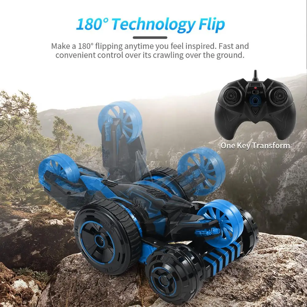 JJRC Q49 трюк автомобиль ACRO один ключ деформация Флип 360 градусов вращающийся