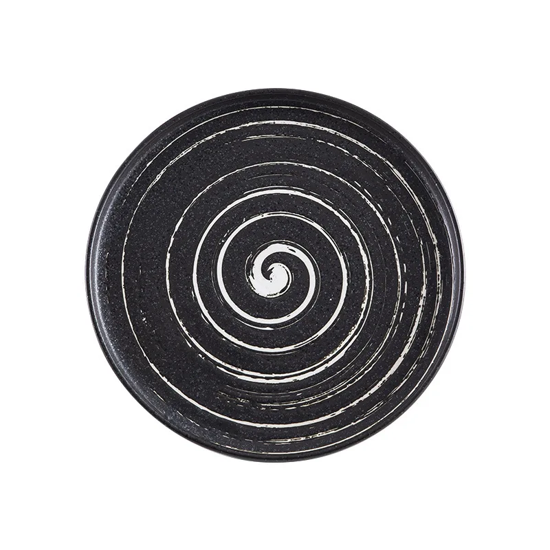 Красивые тарелки с узором в виде туманности блюдо для чая К салата европейский