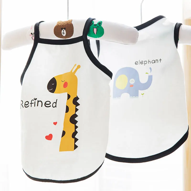 Летняя тонкая секция собачьей одежды для маленькой борющейся собачки Тедди-медведя, дышащий жилетик для домашних животных весенней одежды.