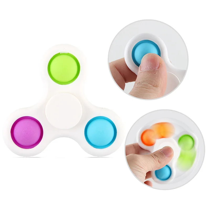 

Fidget Toys Antistress Fidget Spinner Random Color Pressure Reliever Board Controller Decompression Edamame Squishy Stress Toy