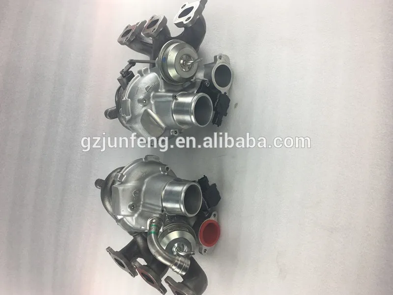 Двойные Турбокомпрессоры RHF5 Bi Turbo 302370 302369 300685 300684 turbo для Maserati Q4 V6 3.0L M157 321.MA1T14