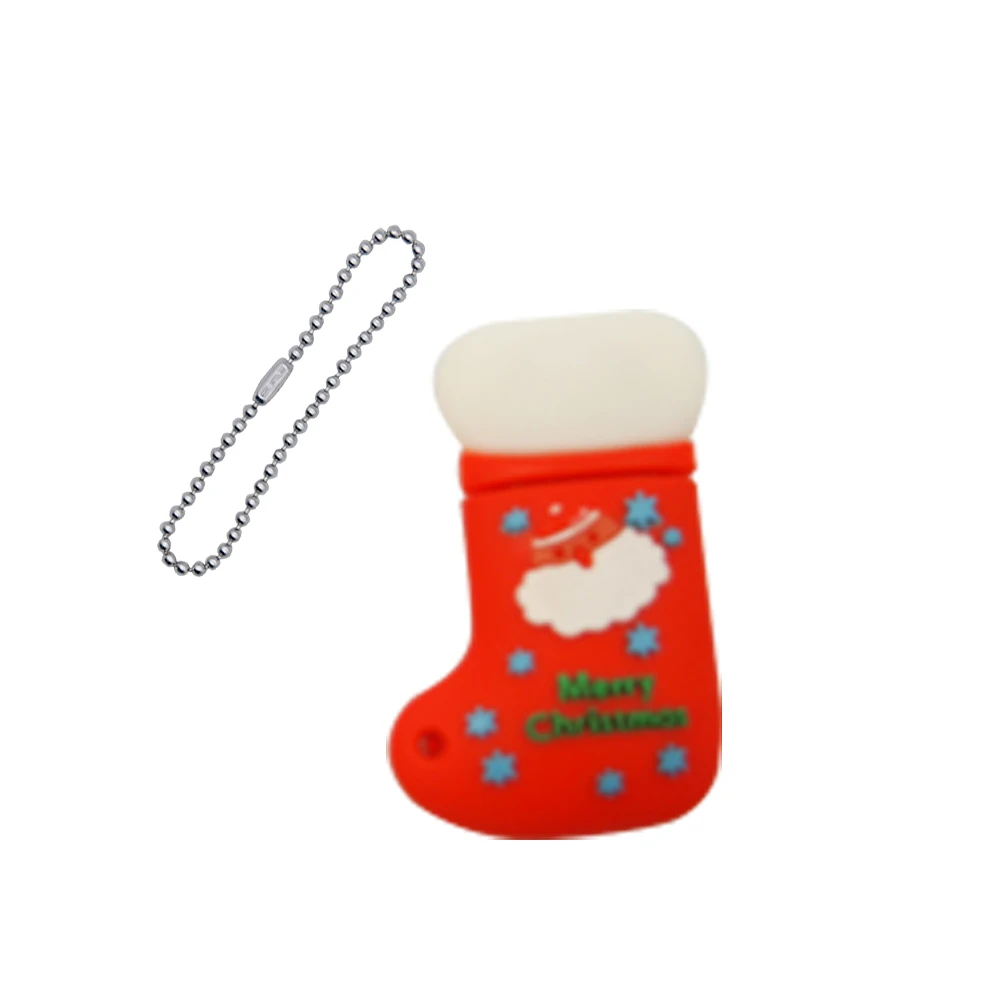 Мультяшный USB 2.0 флеш-накопитель с Санта-Клаусом 4 ГБ 8 16 32 64 лось карта памяти