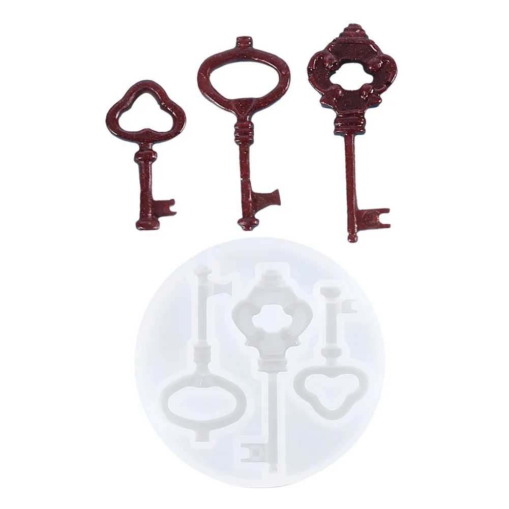 

Silicone Mold DIY Key Cake molds chocolate fondant Cake decoration tools Art Crafts Making Tools Crystal Epoxy Resin Mold