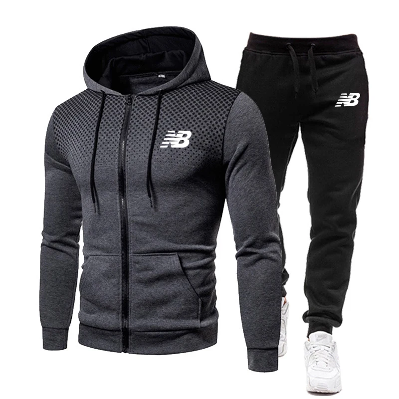 

2021 new Autumn and winter Men's Sets hoodies+Pants Harajuku Sport Suits Casual Sweatshirts Tracksuit Brand Sportswear