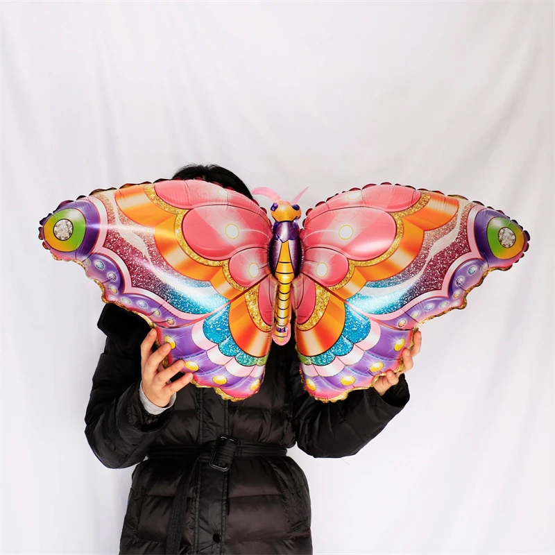 

1pcs large insect aluminum film butterfly balloon birthday party venue decoration children's toys wedding decoration