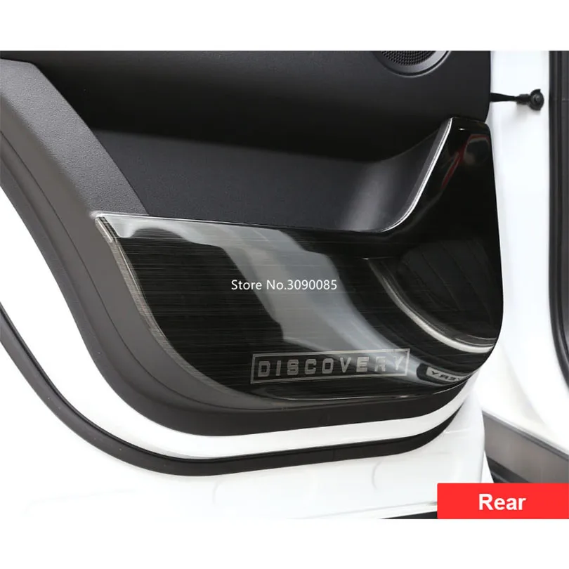 Защитная панель из нержавеющей стали с черной дверью для Land Rover Discovery Sport 2015 2016 2017