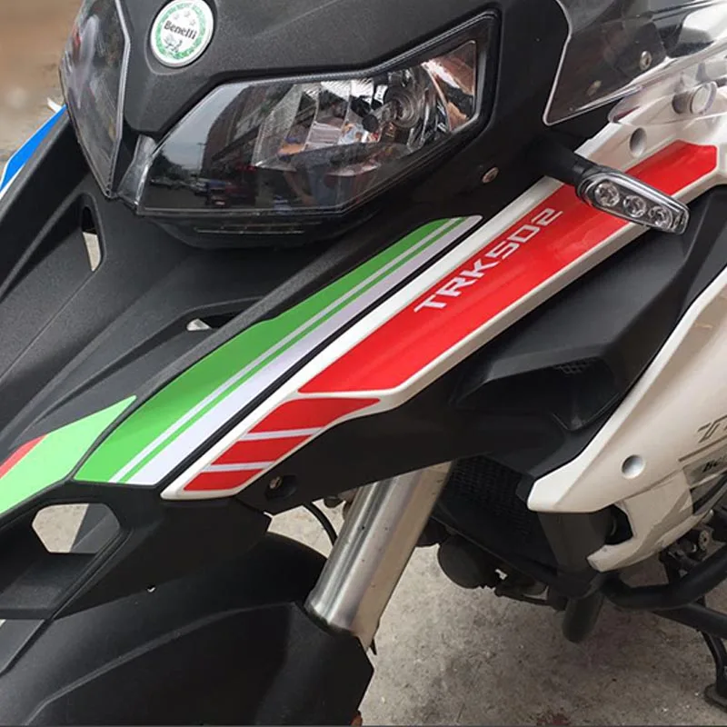 B 1SET Для Benelli TRK502 TRK 502 стикеры мотоцикла эмблема значок наклейка приподнятый Танк колеса наклейки на бак наклейка эмблема - Цвет: B 1SET