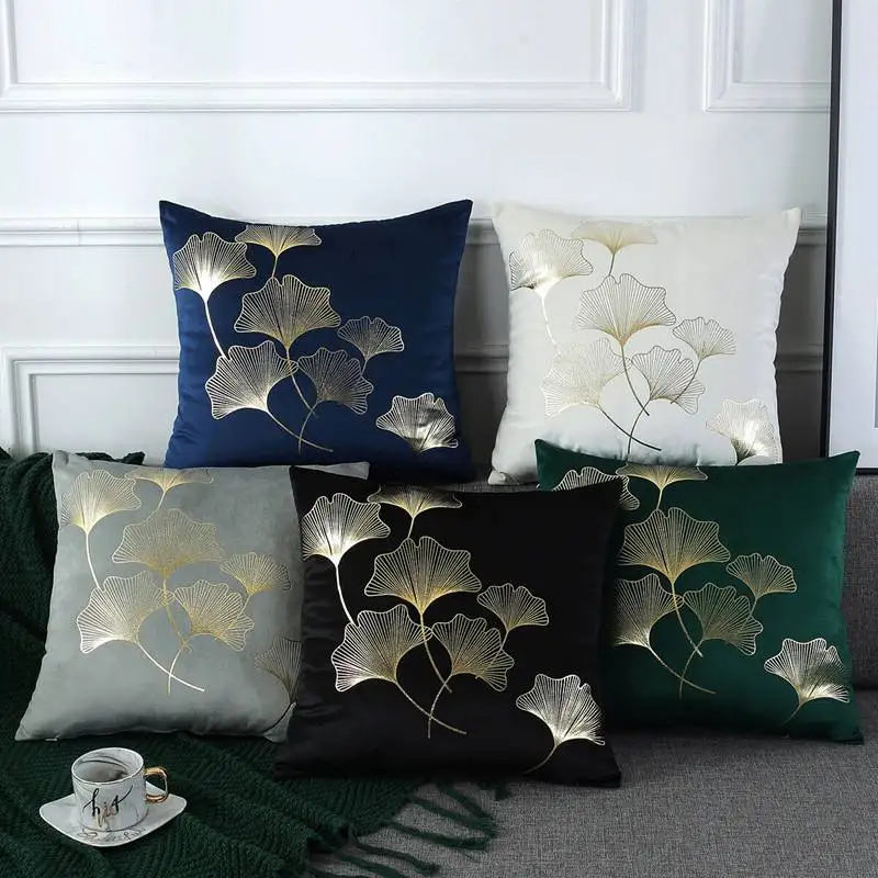 Geometric Square 45*45 cm Throw Pillow Case Gold Bronze Home Sofa Car Decor Cushion Cover Pillowcase | Дом и сад