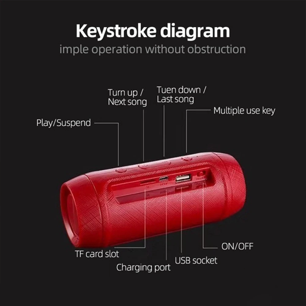 Портативный мини Bluetooth-динамик портативный спортивный динамик для активного