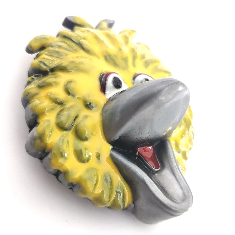 Металлическая желтая пряжка для ремня с петухом из мультфильма Модные животные