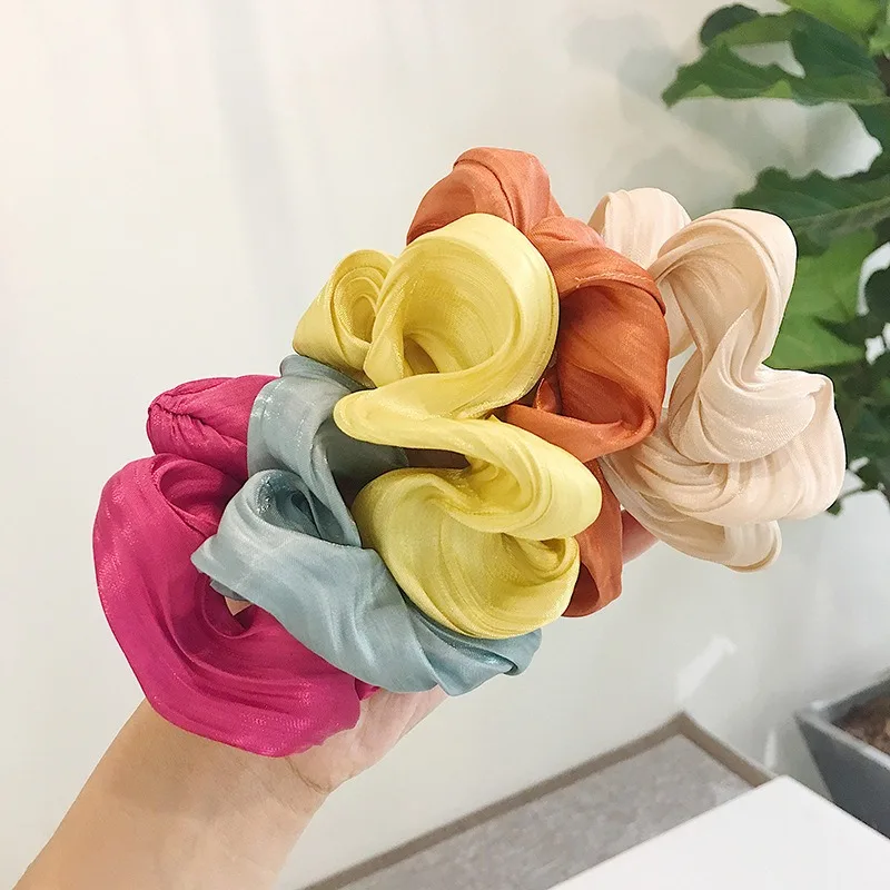 Новое поступление 2019 резинки для волос ярких цветов эластичные Женские