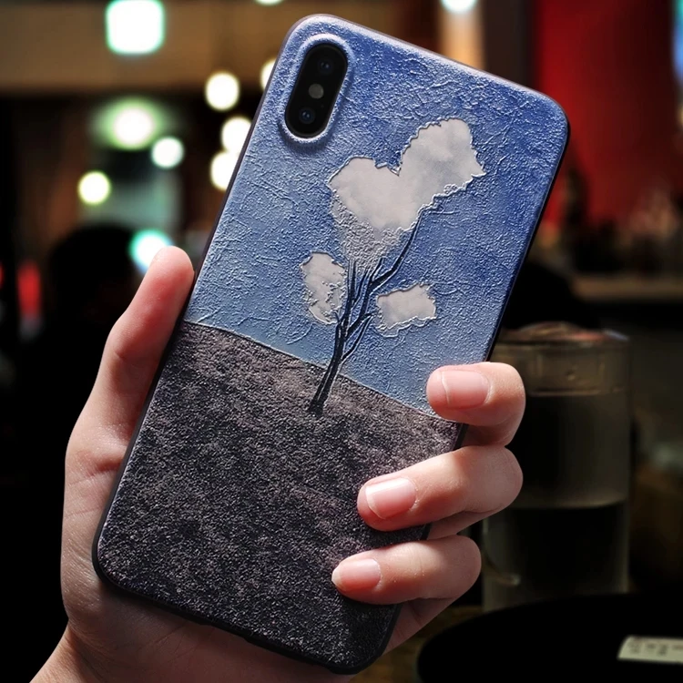 03B For iphone 11 Pro Max 7 8 7plus 8plus Case Cover For iphone X XS XR 7 8 6 s Plus Case For iphone xs max 5 5s se Case Black 3d - Цвет: 03B