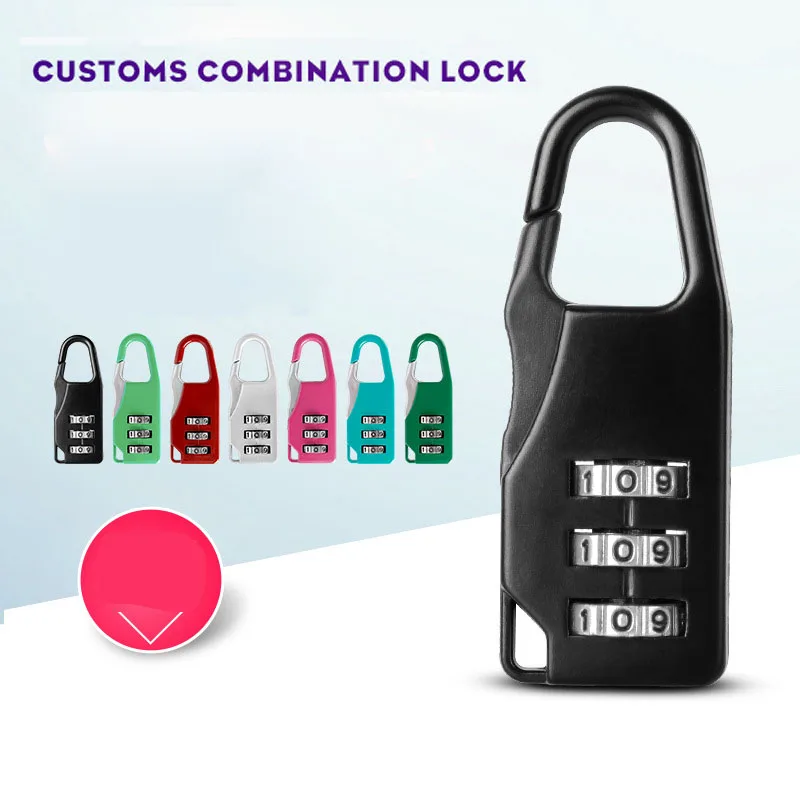 1 шт. новый телефон для путешествий чемодан безопасности Пароль замок 3 значная