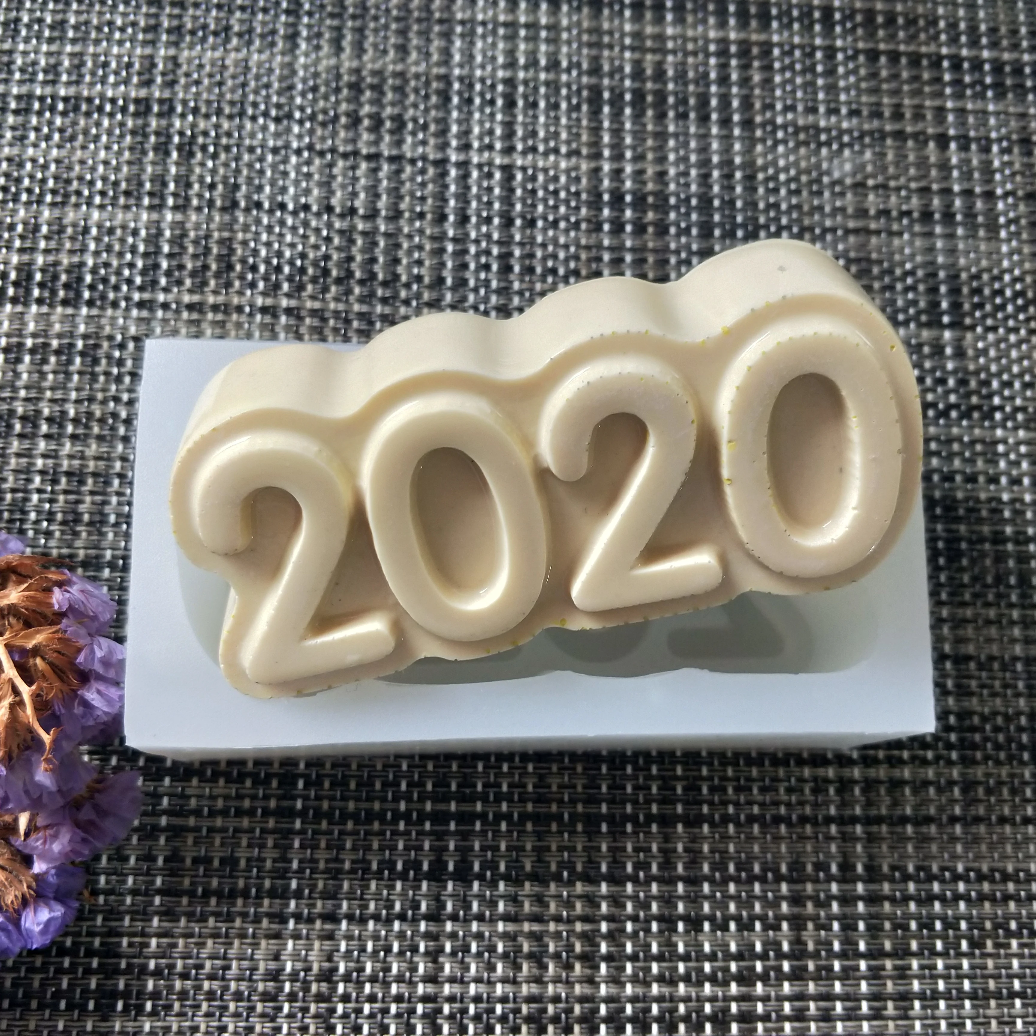 QT0169 PRZY Новогодняя силиконовая форма для ручной работы 2020 цифровые формы