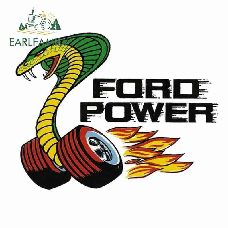 EARLFAMILY 13 см x 10 для Ford Power Comic забавные автомобильные наклейки бампер багажник