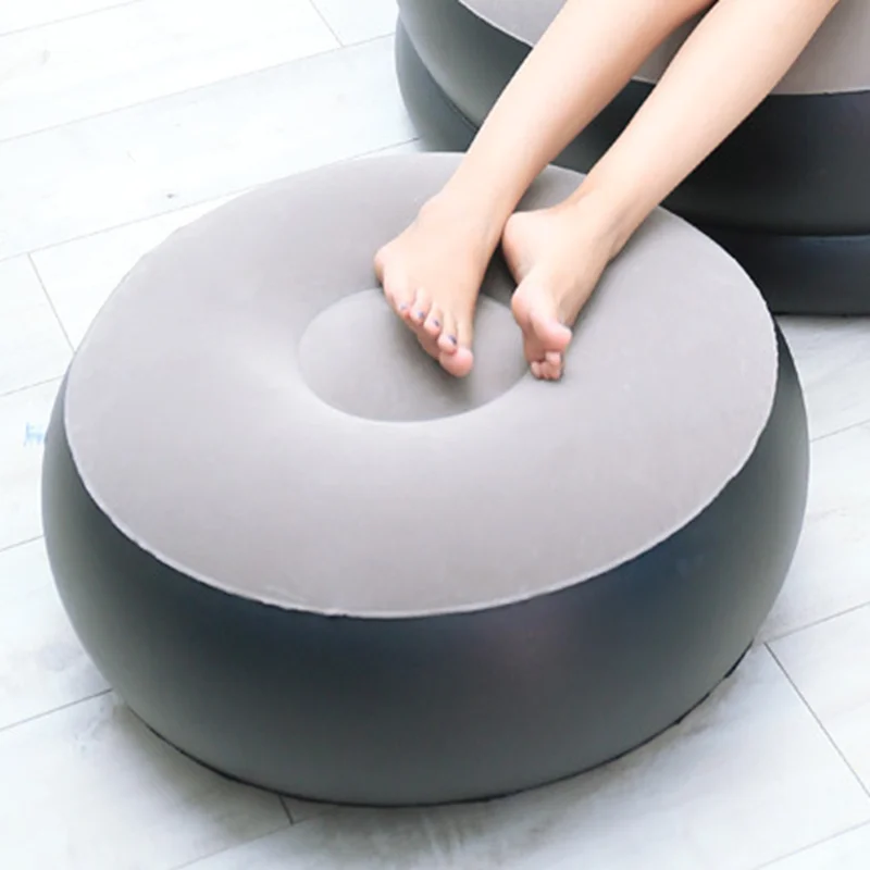 Надувной стул для взрослых дома и улицы подушка ног Надувное круглое воздушное